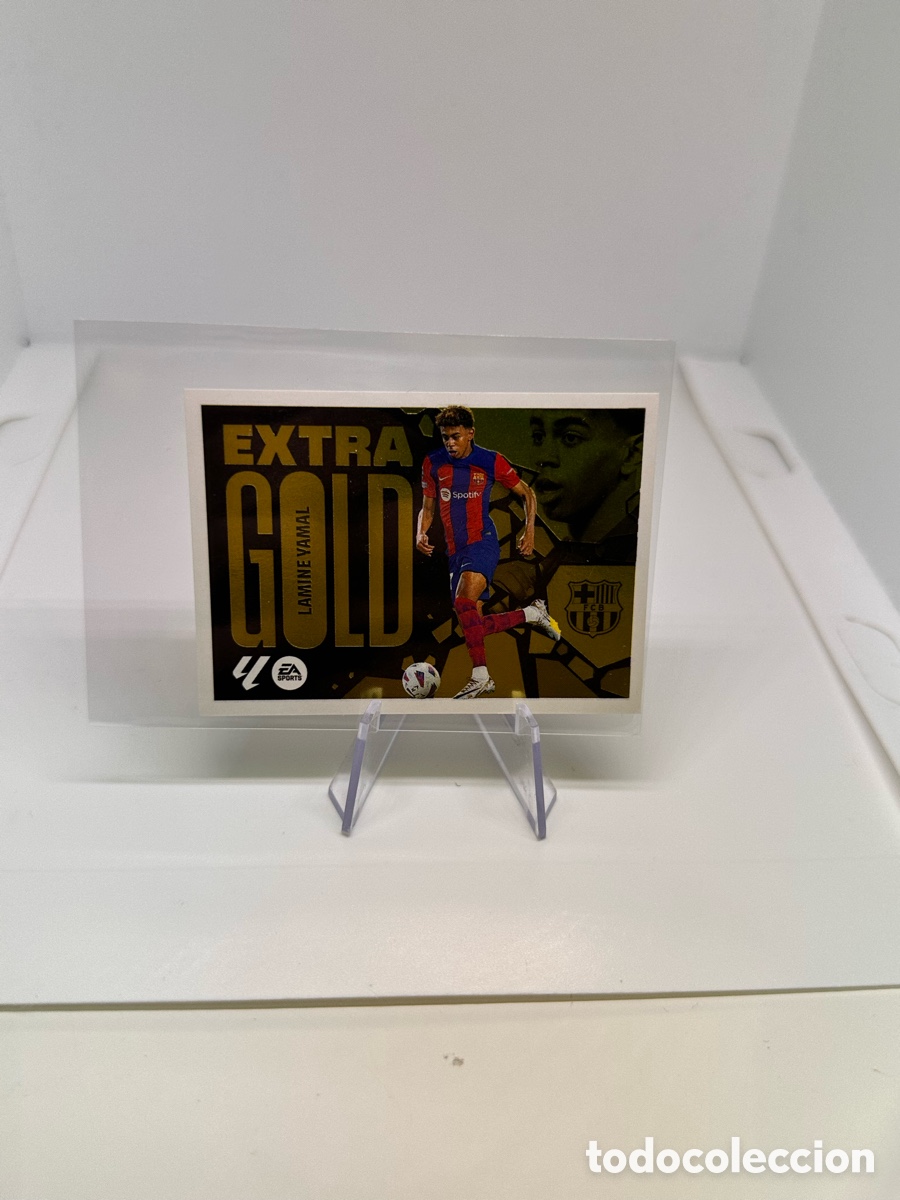 Cromos de F&uacute;tbol: Lamine Yamal Liga Este Extra Gold FC Barcelona 2024-25