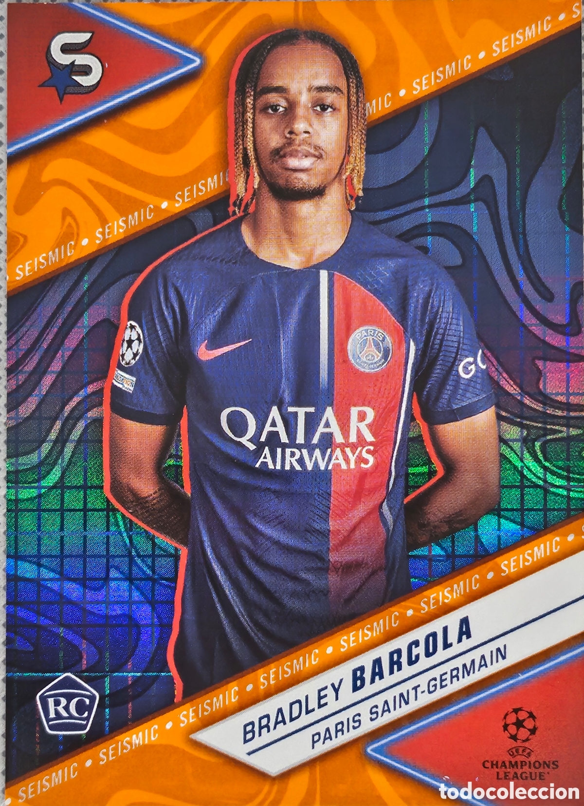 Football Stickers: Topps UCC Superstars 23-24 - Bradley Barcola