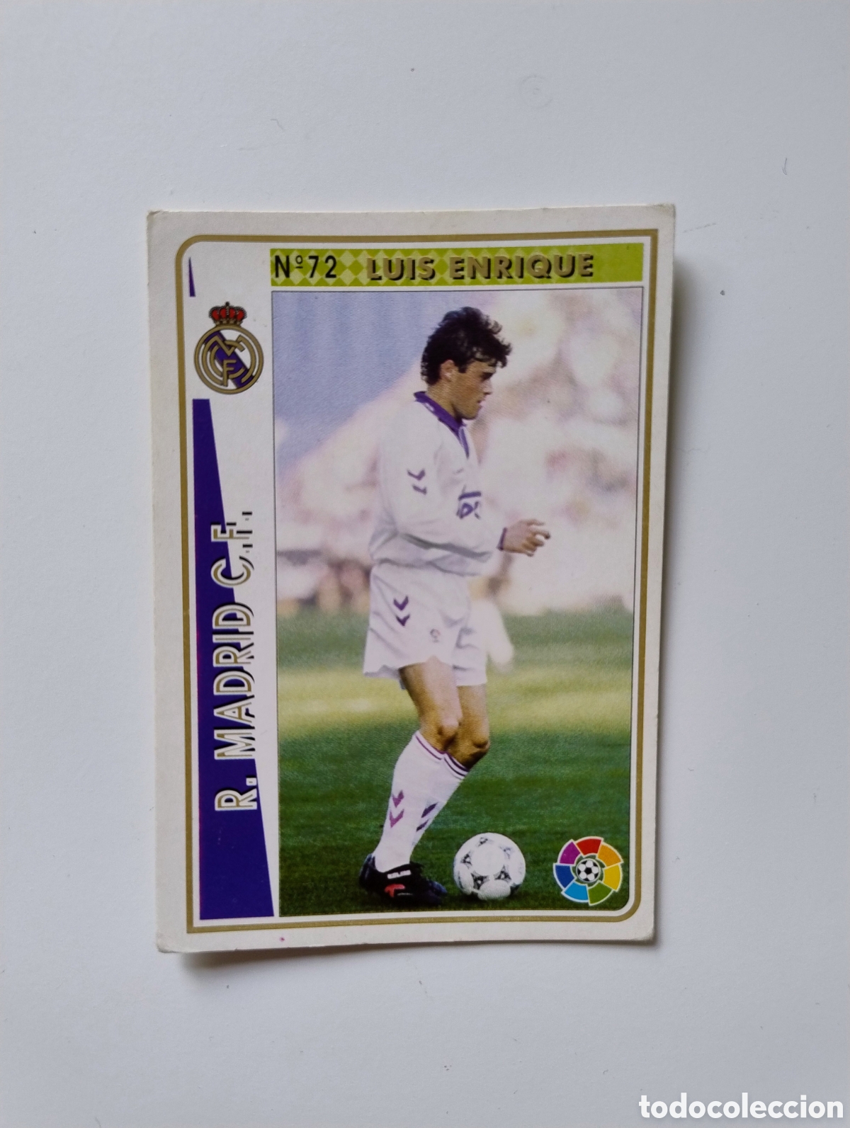 Cromos de F&uacute;tbol: Cromo Luis Enrique Real Madrid 94-95