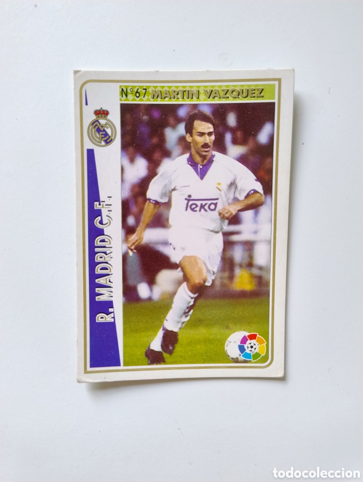 Cromos de F&uacute;tbol: Cromo Mart&iacute;n V&aacute;zquez Real Madrid 94-95