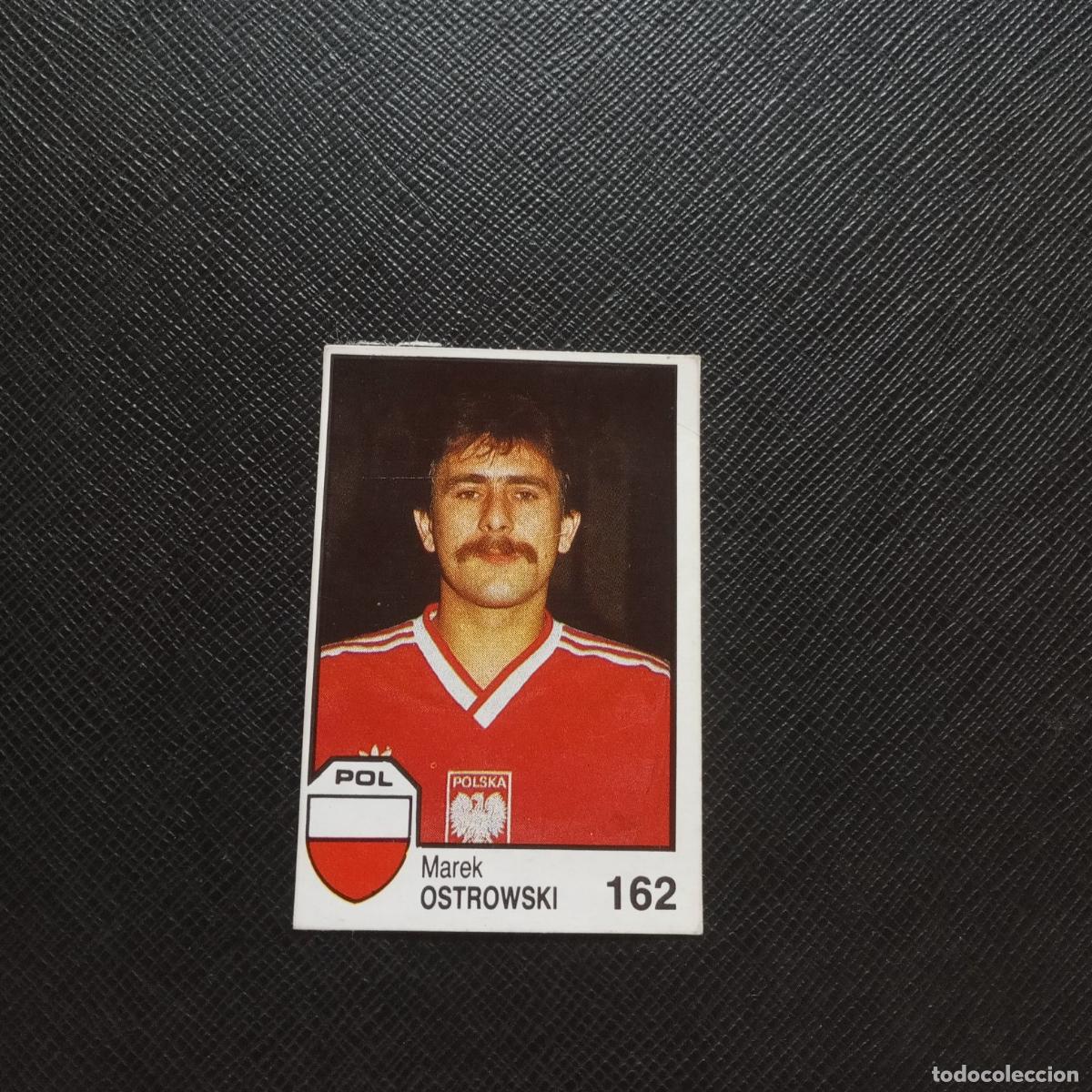 Fu&szlig;ball-Sticker: 162 OSTROWSKI POLONIA BARNA MEXICO MUNDIAL 1986 CROMO FUTBOL 86 - DESPEGADO - A156 PG388