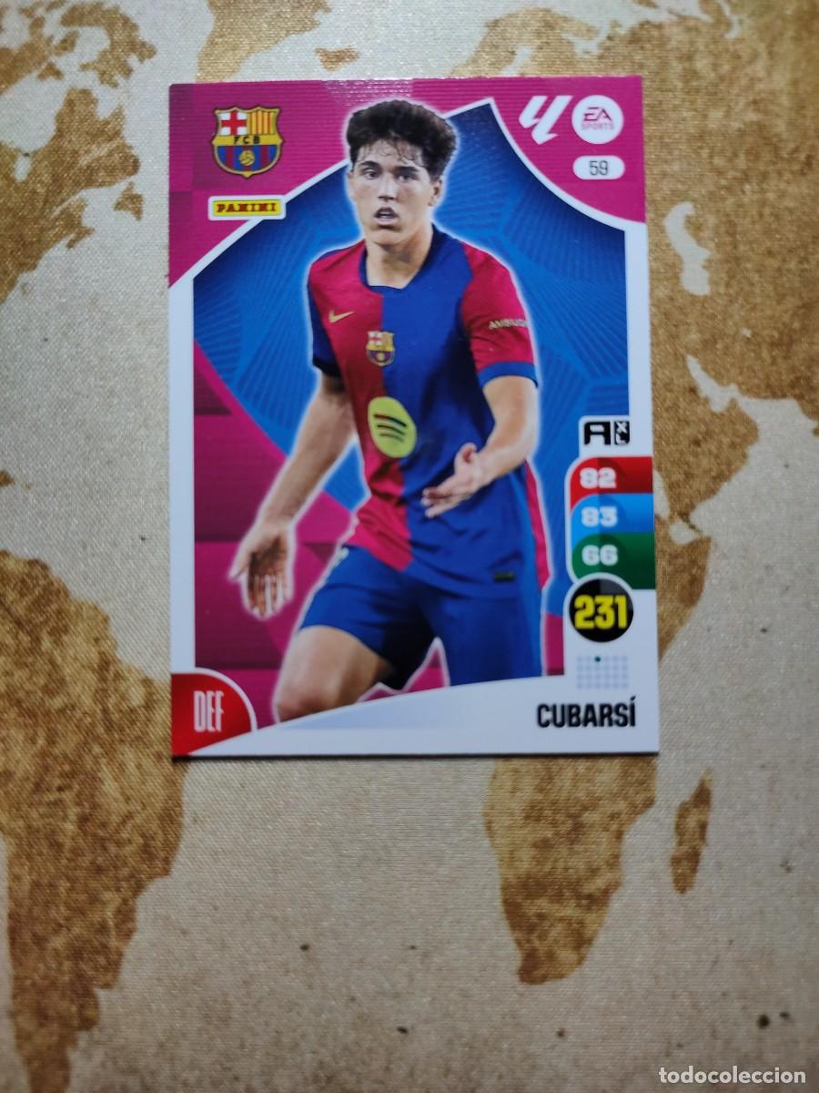 Cromos de f&uacute;tbol: Adrenalyn XL Barcelona 59 CUBARSI 2024-25