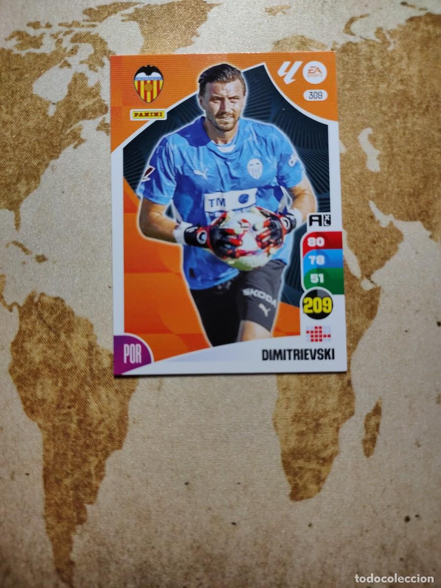 Fu&szlig;ball-Sticker: Adrenalyn XL Valencia 309 DIMITRIEVSKI 2024-25