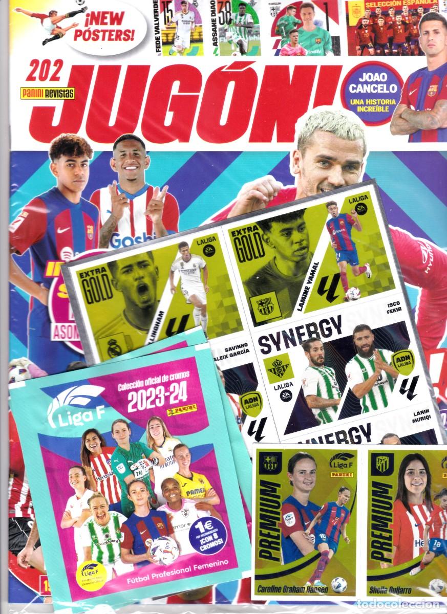 Cromos de F&uacute;tbol: REVISTA JUG&Oacute;N 202 - SIN ABRIR- CON CROMOS NUEVOS-
