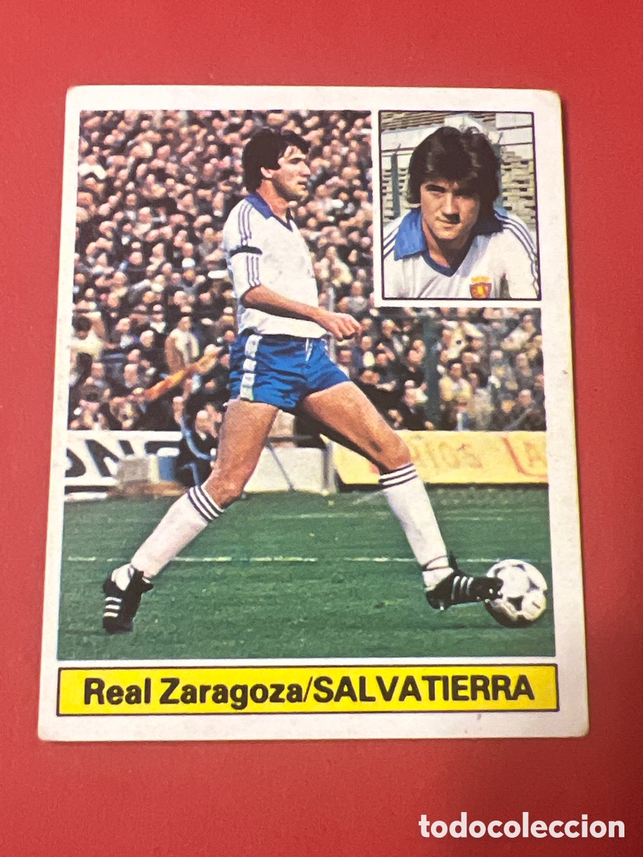 Fu&szlig;ball-Sticker: E235. CROMO DE FUTBOL SALVATIERRA DEL REAL ZARAGOZA SIN PEGAR LIGA ESTE 1981-1982/81-82
