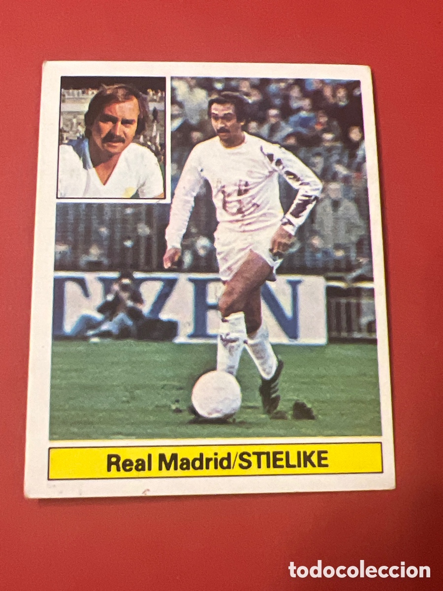 Fu&szlig;ball-Sticker: E248. ED ESTE SIN PEGAR NUNCA LIGA 81 82 1981 REAL MADRID STIELIKE
