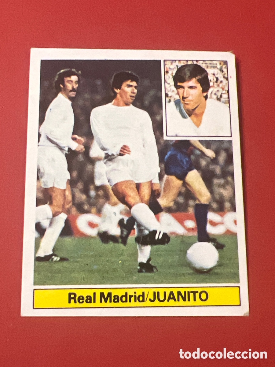 Cromos de Futebol: E258. JUANITO REAL MADRID LIGA ESTE 1981/82 81 82 NUNCA PEGADO SIN PEGAR