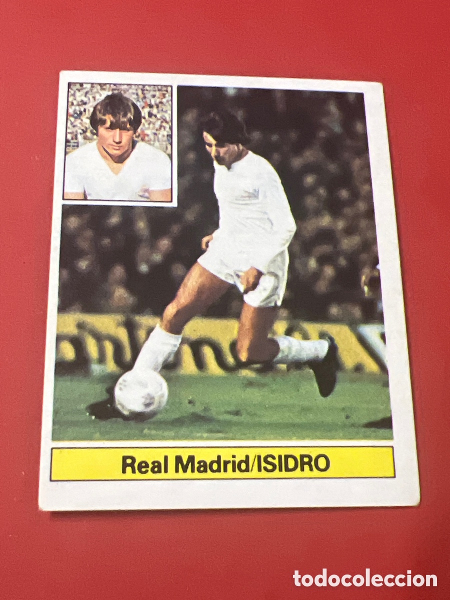 Fu&szlig;ball-Sticker: E285. LIGA 81/82. ISIDRO. REAL MADRID. EDICIONES ESTE. SIN PEGAR