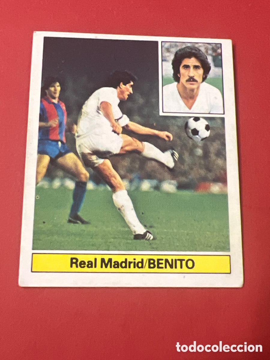 Cromos de F&uacute;tbol: E288. CROMO DE FUTBOL BENITO DEL REAL MADRID C.F. SIN PEGAR LIGA ESTE 1981-1982/81-82