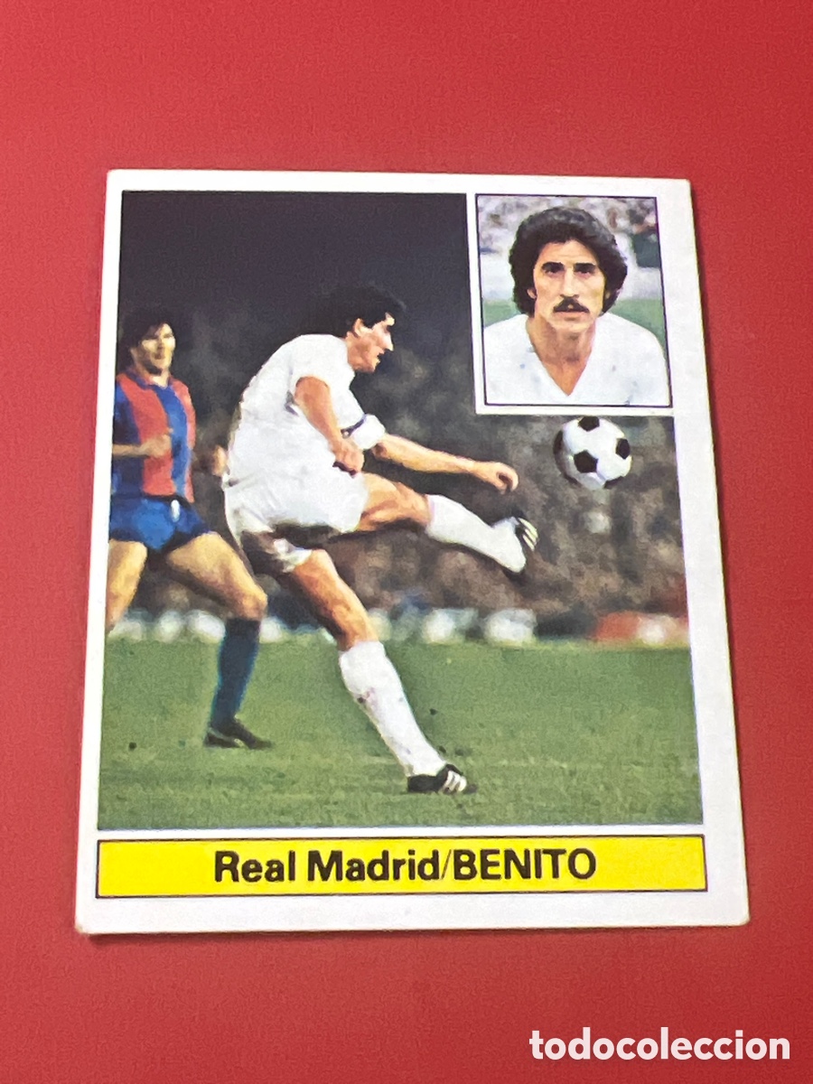 Figurine di Calcio: E289. CROMO DE FUTBOL BENITO DEL REAL MADRID C.F. SIN PEGAR LIGA ESTE 1981-1982/81-82