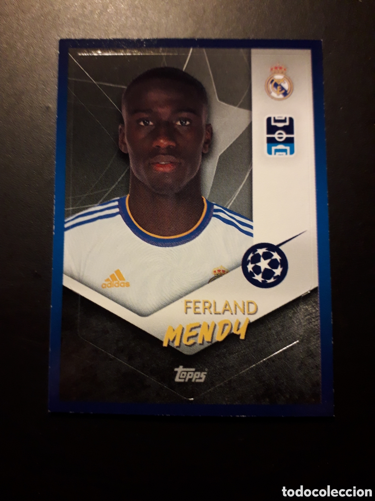 Fu&szlig;ball-Sticker: MENDY REAL MADRID N&deg; 307 UEFA CHAMPIONS LEAGUE SEASON TOPPS 21 22 2021 2022 PEDIDO M&Iacute;NIMO 3&euro;