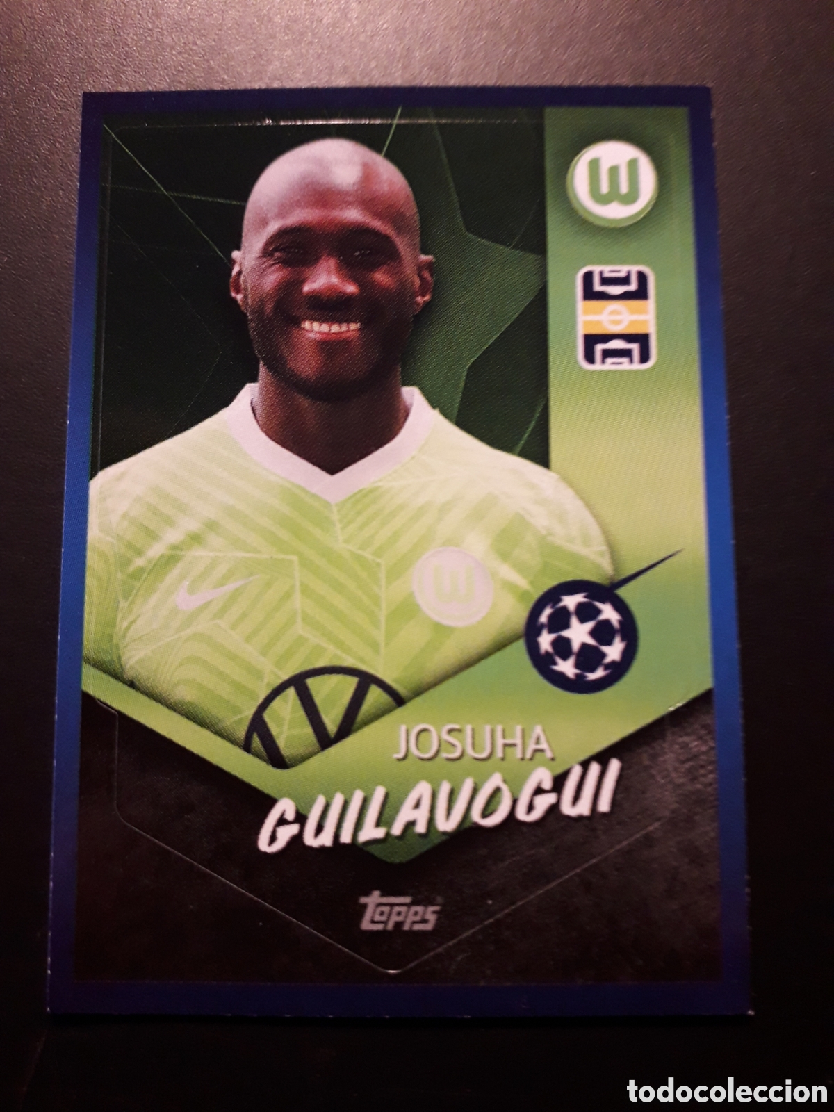 Fu&szlig;ball-Sticker: GUILAVOGUI WOLFSBURG N&deg; 562 UEFA CHAMPIONS LEAGUE SEASON 21 22 2021 2022 PEDIDO M&Iacute;NIMO 3&euro;