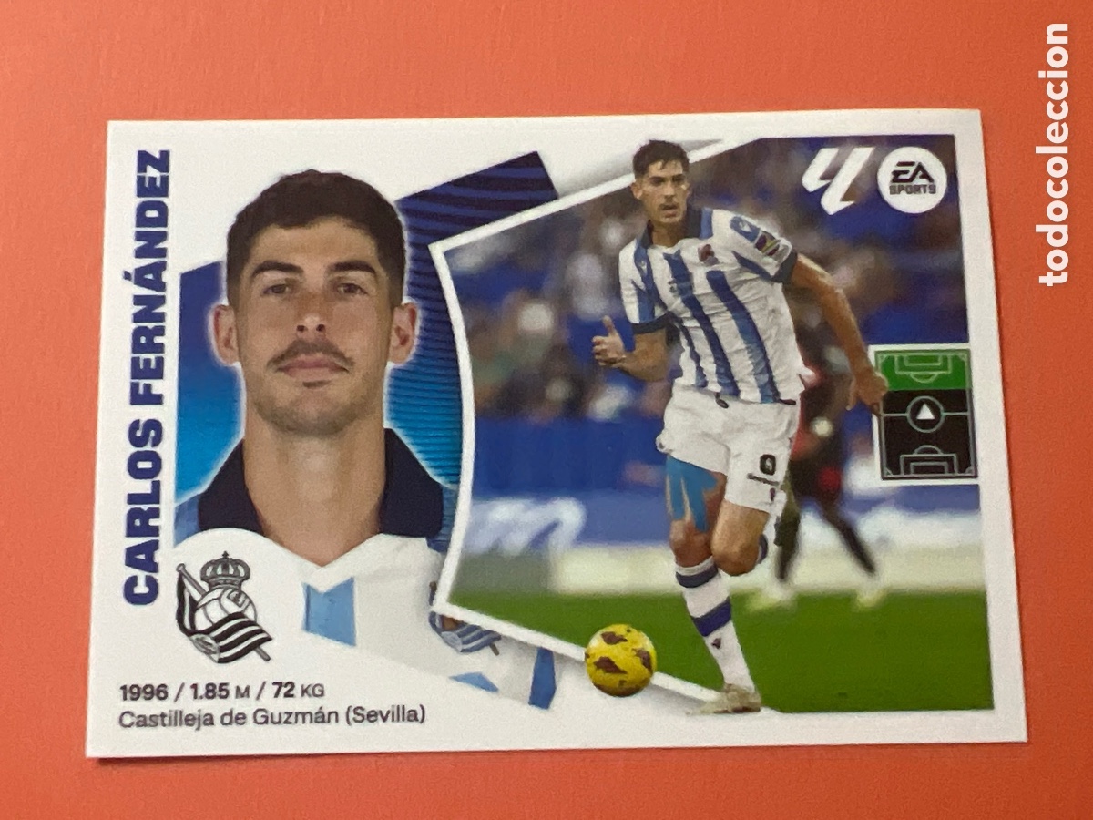 Figurine di Calcio: E326: . 20B CARLOS FERNANDEZ REAL SOCIEDAD CROMOS ALBUM EDICIONES LIGA ESTE 2024 2025 24 25