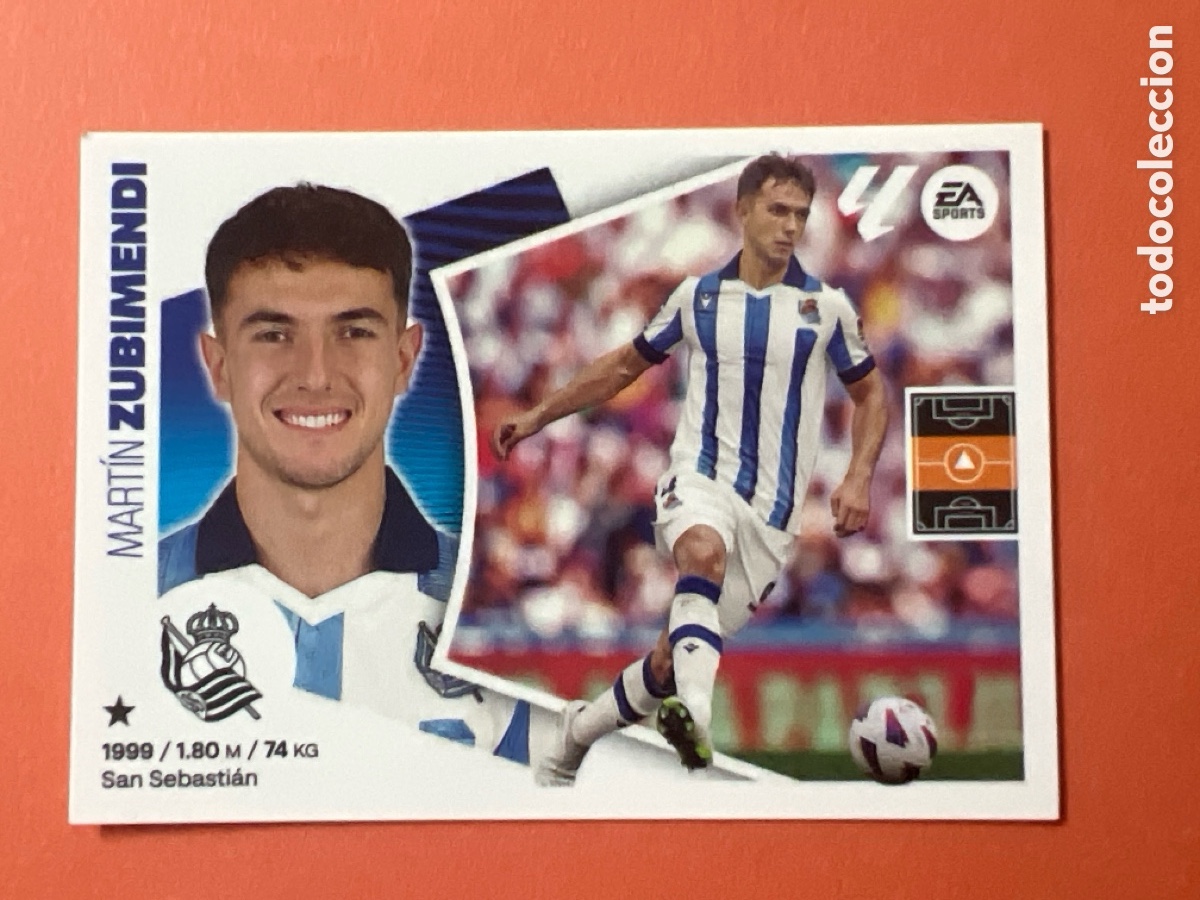 Cromos de f&uacute;tbol: E352. MARTIN ZUBIMENDI - REAL SOCIEDAD N&ordm; 11 LIGA ESTE 2024 2025 - 24 25