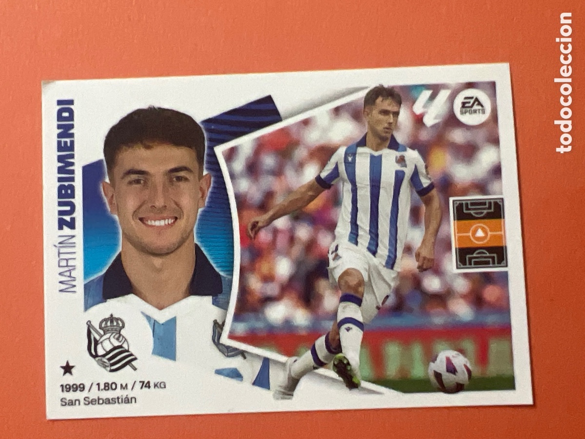 Figurine di Calcio: E357. MARTIN ZUBIMENDI - REAL SOCIEDAD N&ordm; 11 LIGA ESTE 2024 2025 - 24 25
