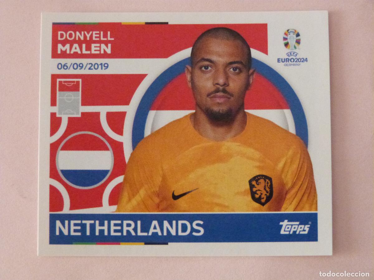 Cromos de Futebol: CROMO FUTBOL MALEN PAISES BAJOS HOLANDA SIN PEGAR N&ordm; 16 EUROCOPA-EURO ALEMANIA 2024 TOPPS