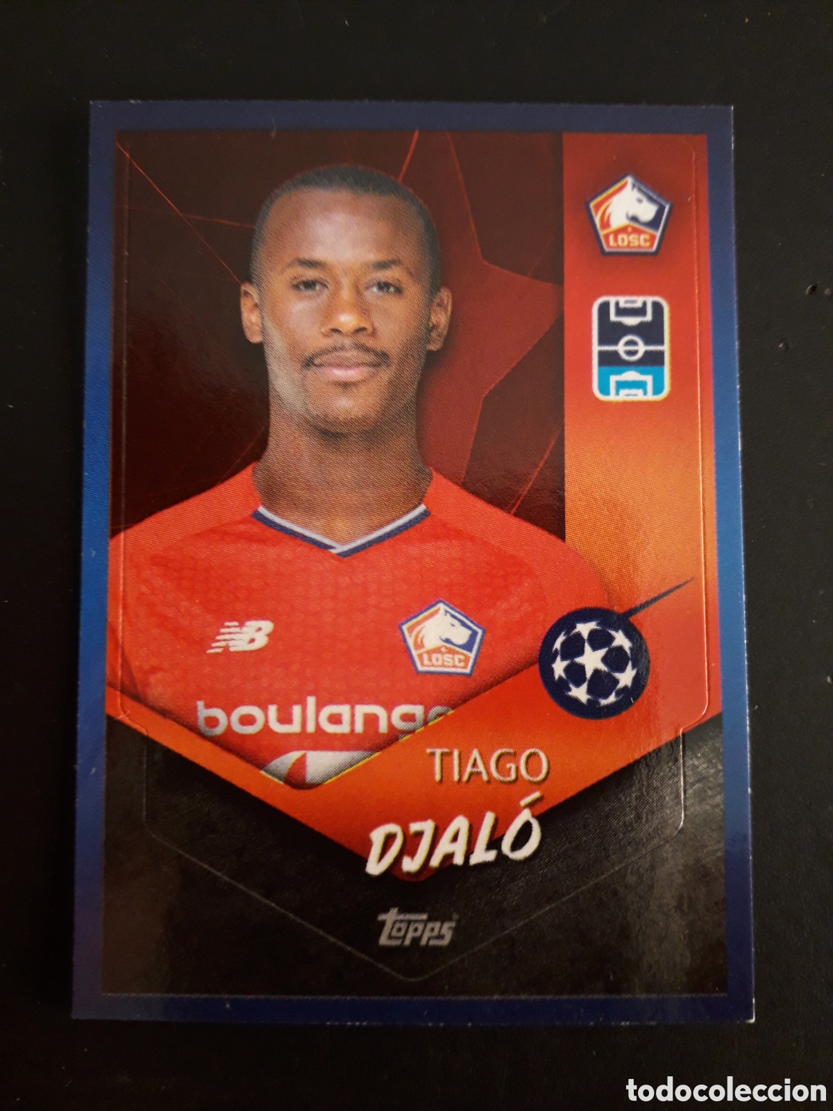 Fu&szlig;ball-Sticker: DJAL&Oacute; LILLE N&deg; 507 UEFA CHAMPIONS LEAGUE SEASON TOPPS 21 22 2021 2022 PEDIDO M&Iacute;NIMO 3&euro;