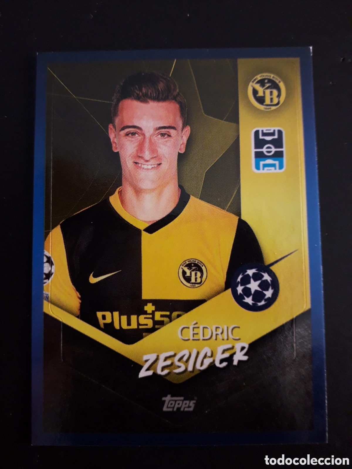 Fu&szlig;ball-Sticker: ZESIGER YOUNG BOYS N&deg; 487 UEFA CHAMPIONS LEAGUE SEASON TOPPS 21 22 2021 2022 PEDIDO M&Iacute;NIMO 3&euro;