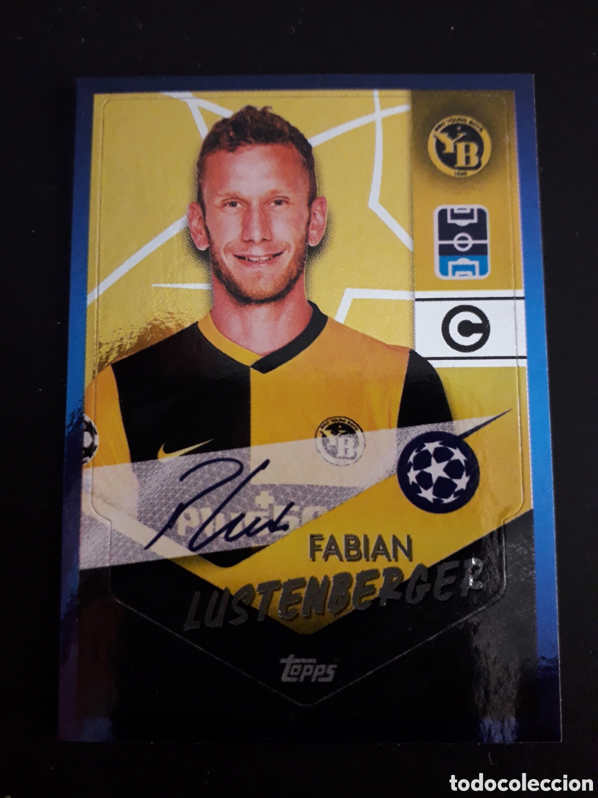 Fu&szlig;ball-Sticker: LUSTENBERGER YOUNG BOYS N&deg; 490 UEFA CHAMPIONS LEAGUE SEASON TOPPS 21 22 2021 2022 PEDIDO M&Iacute;NIMO 3&euro;.