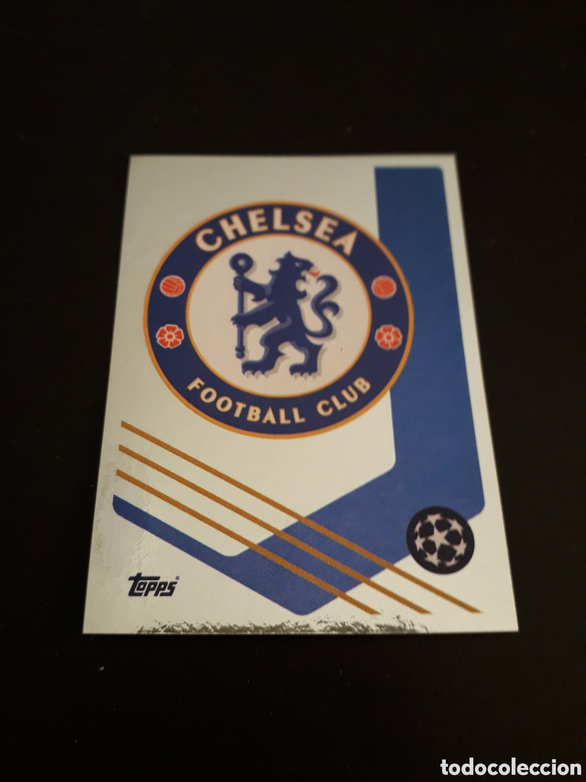 Fu&szlig;ball-Sticker: ESCUDO CHELSEA N&deg; 63 UEFA CHAMPIONS LEAGUE SEASON TOPPS 21 22 2021 2022 PEDIDO M&Iacute;NIMO 3&euro;
