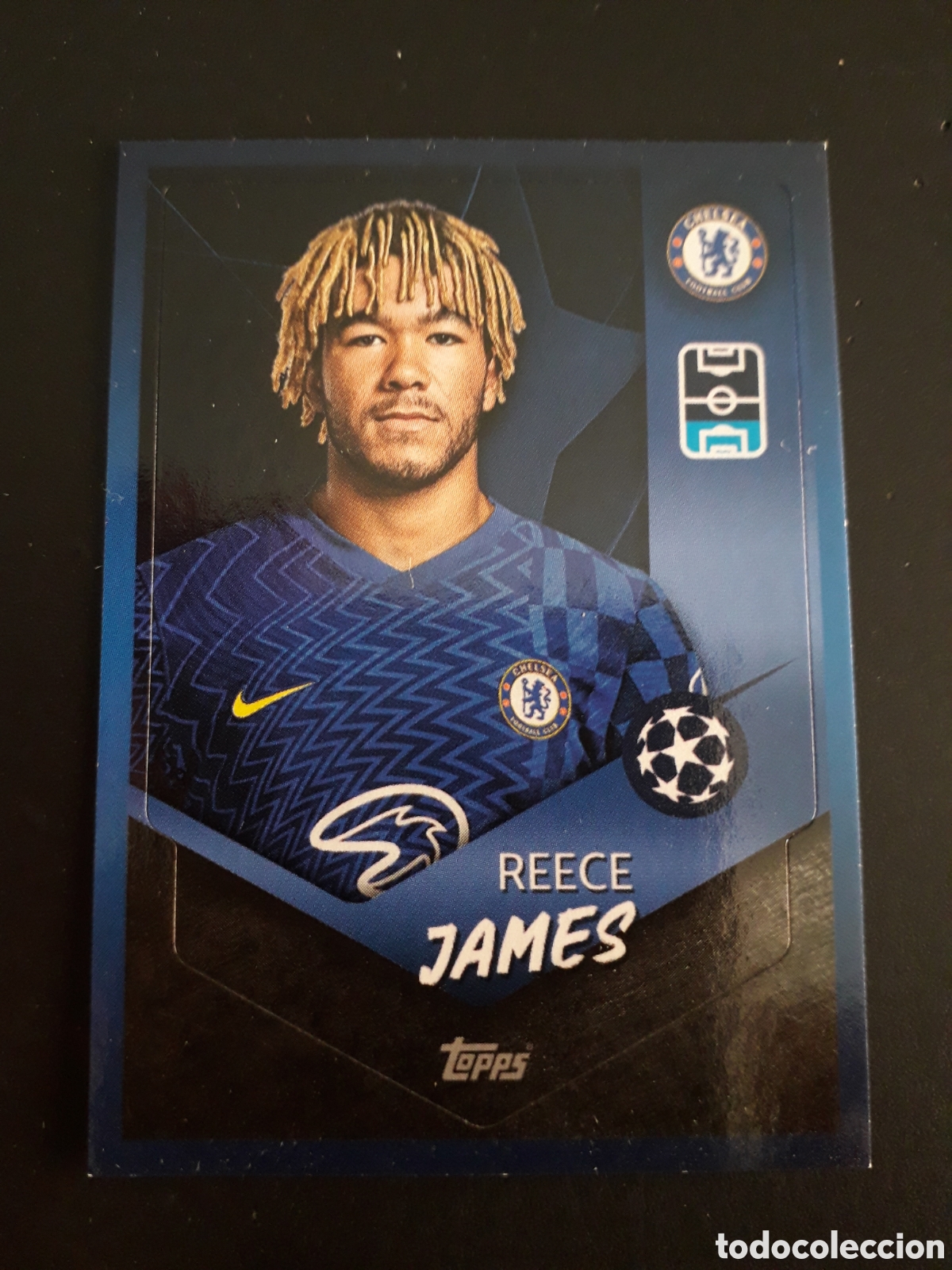 Fu&szlig;ball-Sticker: JAMES CHELSEA N&deg; 579 UEFA CHAMPIONS LEAGUE SEASON TOPPS 21 22 2021 2022 PEDIDO M&Iacute;NIMO 3&euro;