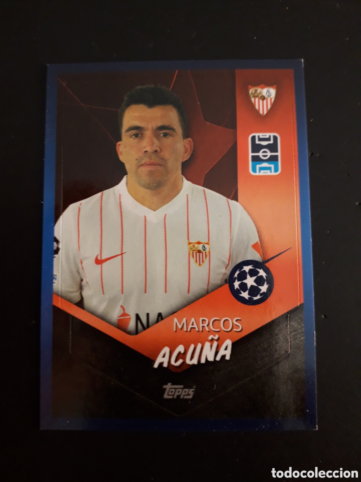 Fu&szlig;ball-Sticker: ACU&Ntilde;A SEVILLA N&deg; 525 UEFA CHAMPIONS LEAGUE SEASON TOPPS 21 22 2021 2022 PEDIDO M&Iacute;NIMO 3&euro;