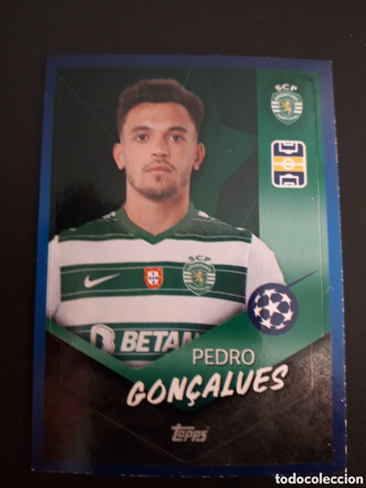 Fu&szlig;ball-Sticker: GON&Ccedil;ALVES SP DE PORTUGAL N&deg; 225 UEFA CHAMPIONS LEAGUE SEASON TOPPS 21 22 2021 2022 PEDIDO M&Iacute;NIMO 3&euro;.
