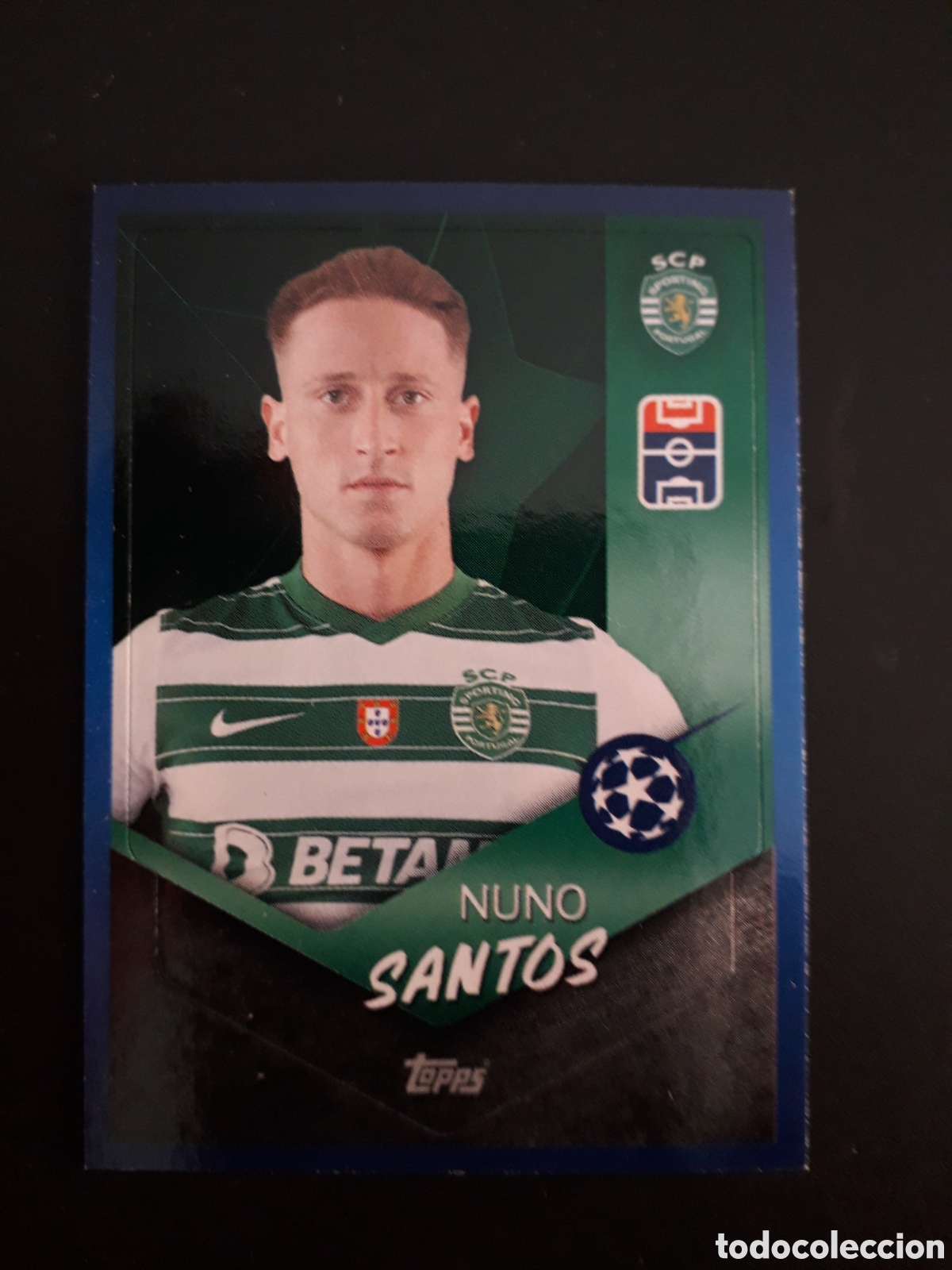 Fu&szlig;ball-Sticker: SANTOS SP DE PORTUGAL N&deg; 227 UEFA CHAMPIONS LEAGUE SEASON TOPPS 21 22 2021 2022 PEDIDO M&Iacute;NIMO 3&euro;