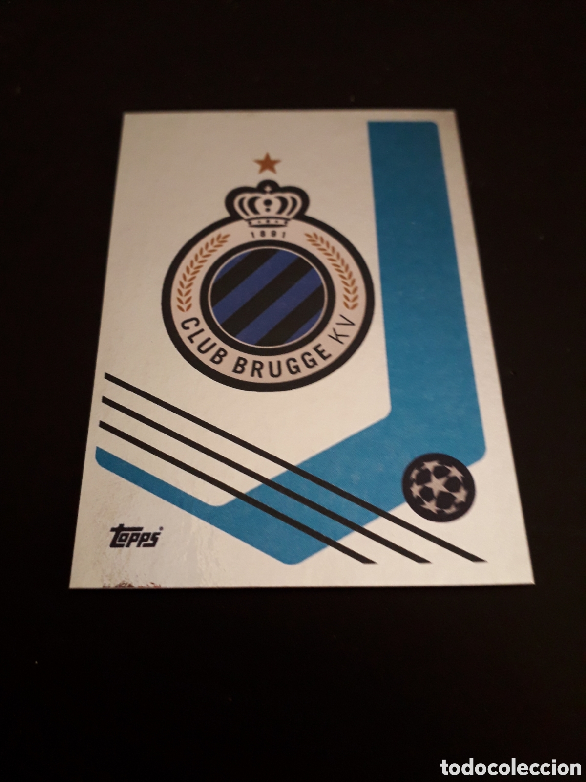 Fu&szlig;ball-Sticker: ESCUDO BRUJAS N&deg; 38 UEFA CHAMPIONS LEAGUE SEASON TOPPS 21 22 2021 2022 PEDIDO M&Iacute;NIMO 3&euro;