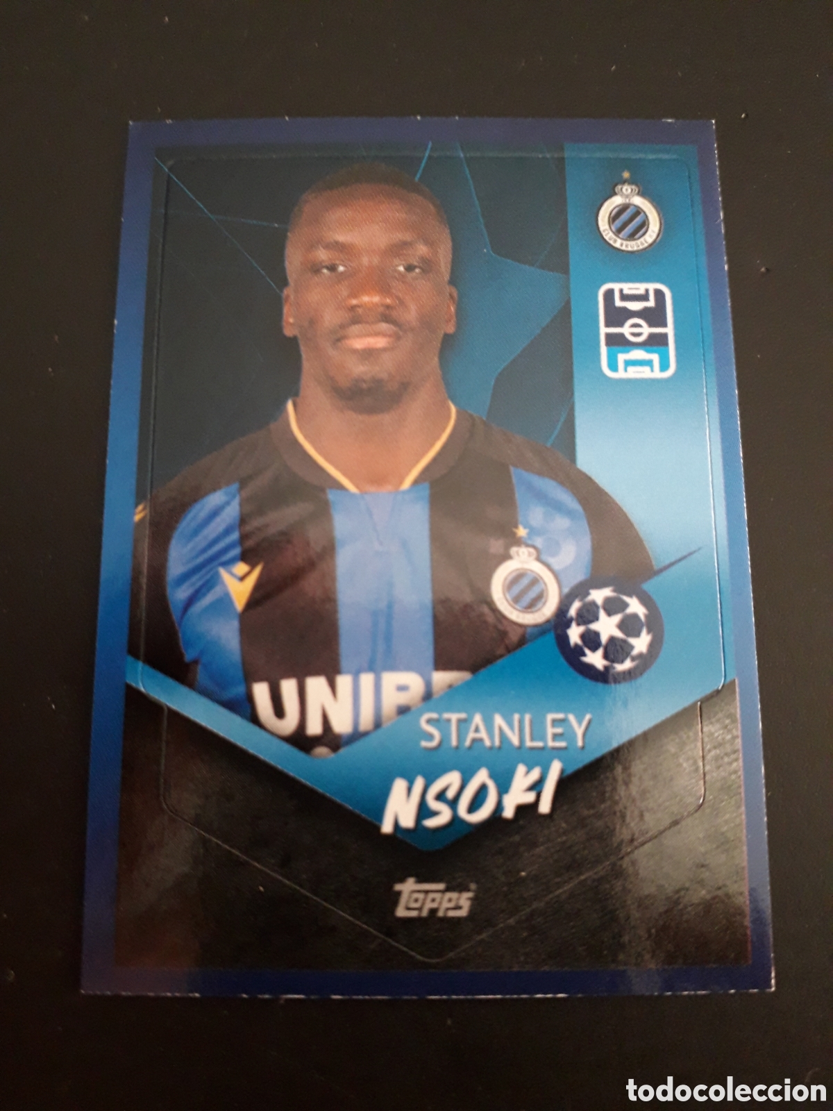 Fu&szlig;ball-Sticker: NSOKI BRUJAS N&deg; 131 UEFA CHAMPIONS LEAGUE SEASON TOPPS 21 22 2021 2022 PEDIDO M&Iacute;NIMO 3&euro;