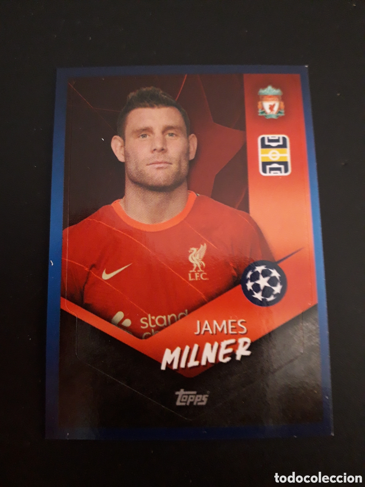 Cartes &agrave; collectionner de Football: MILNER LIVERPOOL N&deg; 167 UEFA CHAMPIONS LEAGUE SEASON TOPPS 21 22 2021 2022 PEDIDO M&Iacute;NIMO 3&euro;.