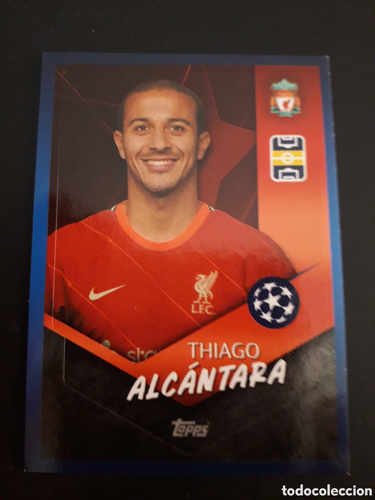 Cartes &agrave; collectionner de Football: THIAGO ALC&Aacute;NTARA LIVERPOOL N&deg; 170 UEFA CHAMPIONS LEAGUE SEASON TOPPS 21 22 2021 2022 PEDIDO M&Iacute;NIM 3&euro;