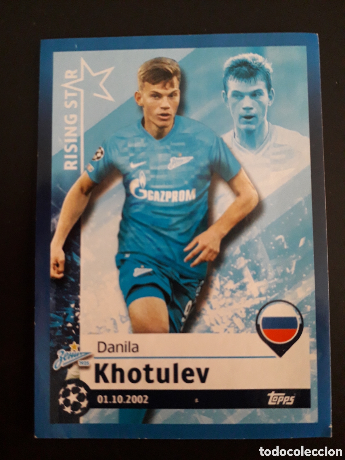 Cartes &agrave; collectionner de Football: KHOTULEV ZENIT N&deg; 614 RISING STAR UEFA CHAMPIONS LEAGUE TOPPS 21 22 2021 2022 PEDIDO M&Iacute;NIMO 3&euro;