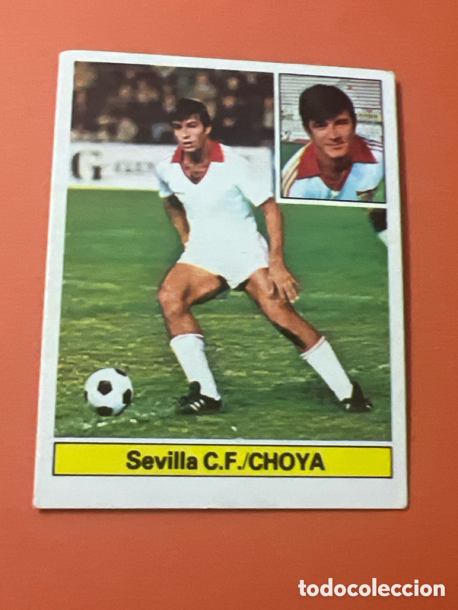 Fu&szlig;ball-Sticker: E391. CHOYA SEVILLA FUTBOL CLUB LIGA ESTE 1981/82 81 82 NUNCA PEGADO SIN PEGAR