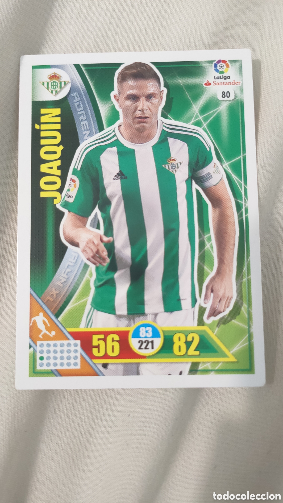 Cromos de F&uacute;tbol: Joaqu&iacute;n &ndash; Panini Adrenalyn XL 2016-17 &ndash; Real Betis