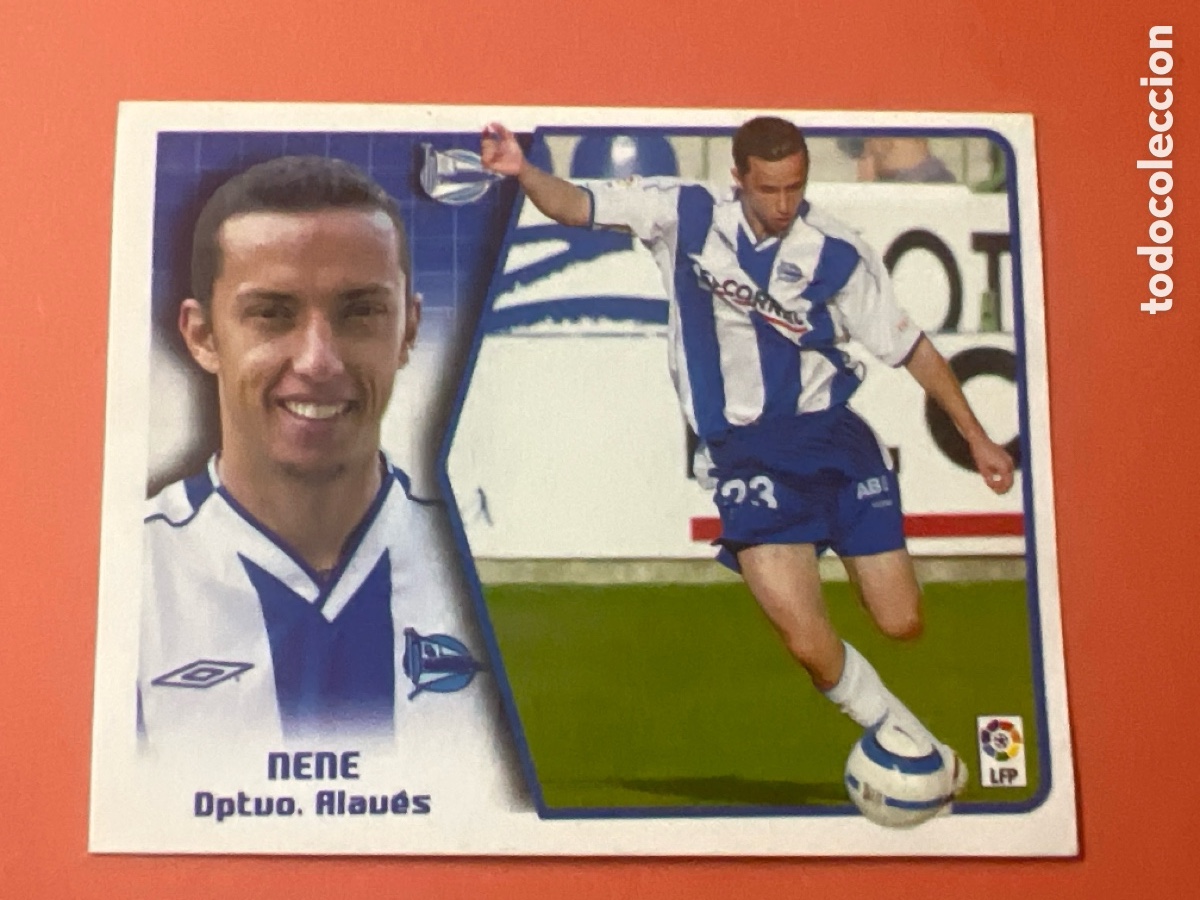 Figurine di Calcio: E406. NENE (Deportivo Alav&eacute;s). Liga 2005 2006 05 06 Colecciones ESTE (Panini)