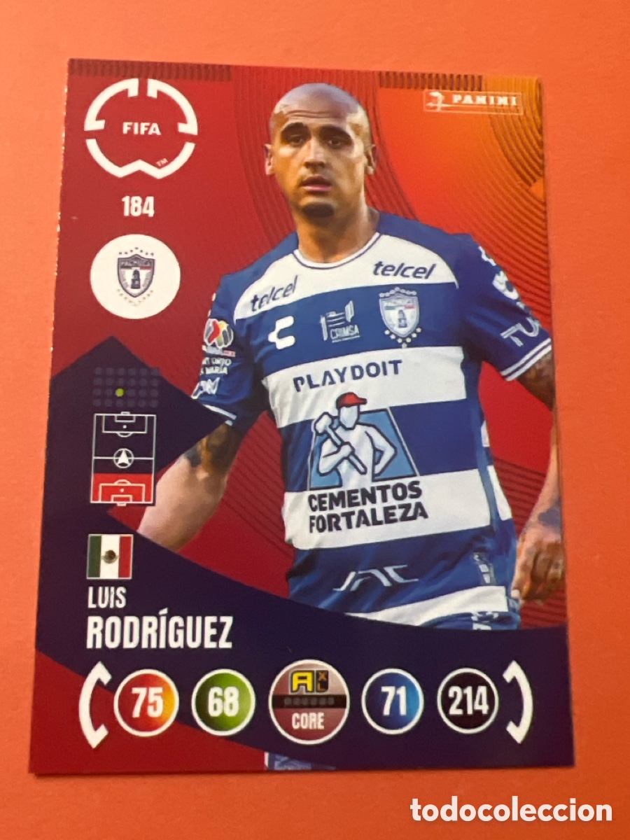 Football Stickers: E411. 184 ADRENALYN XL 2025 - FIFA CLUB WORLD CUP - LUIS RODRIGUEZ / PACHUCA 184
