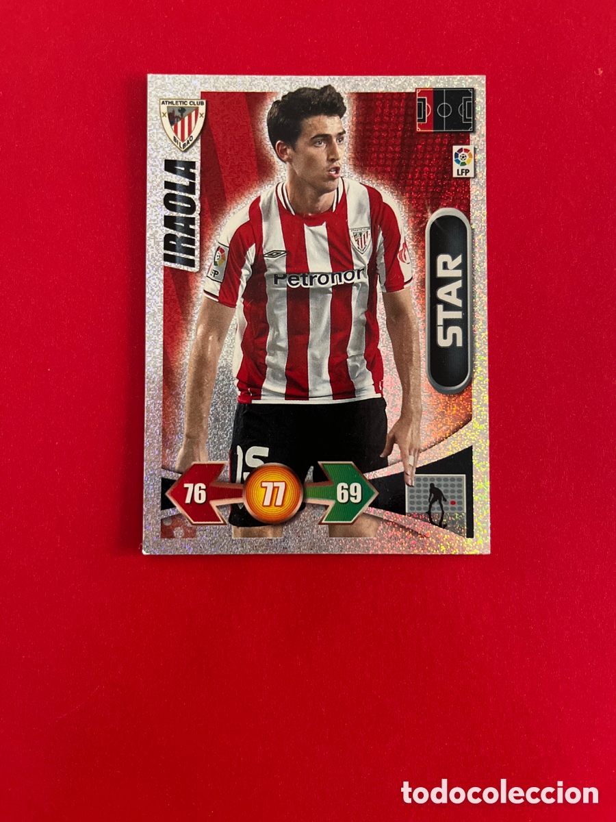 Figurine di Calcio: IRAOLA ATHLETIC CLUB 20 BRILLANTINA FINA ADRENALYN 2009 2010 PANINI XL 09 10 CARTA CROMO FUTBOL
