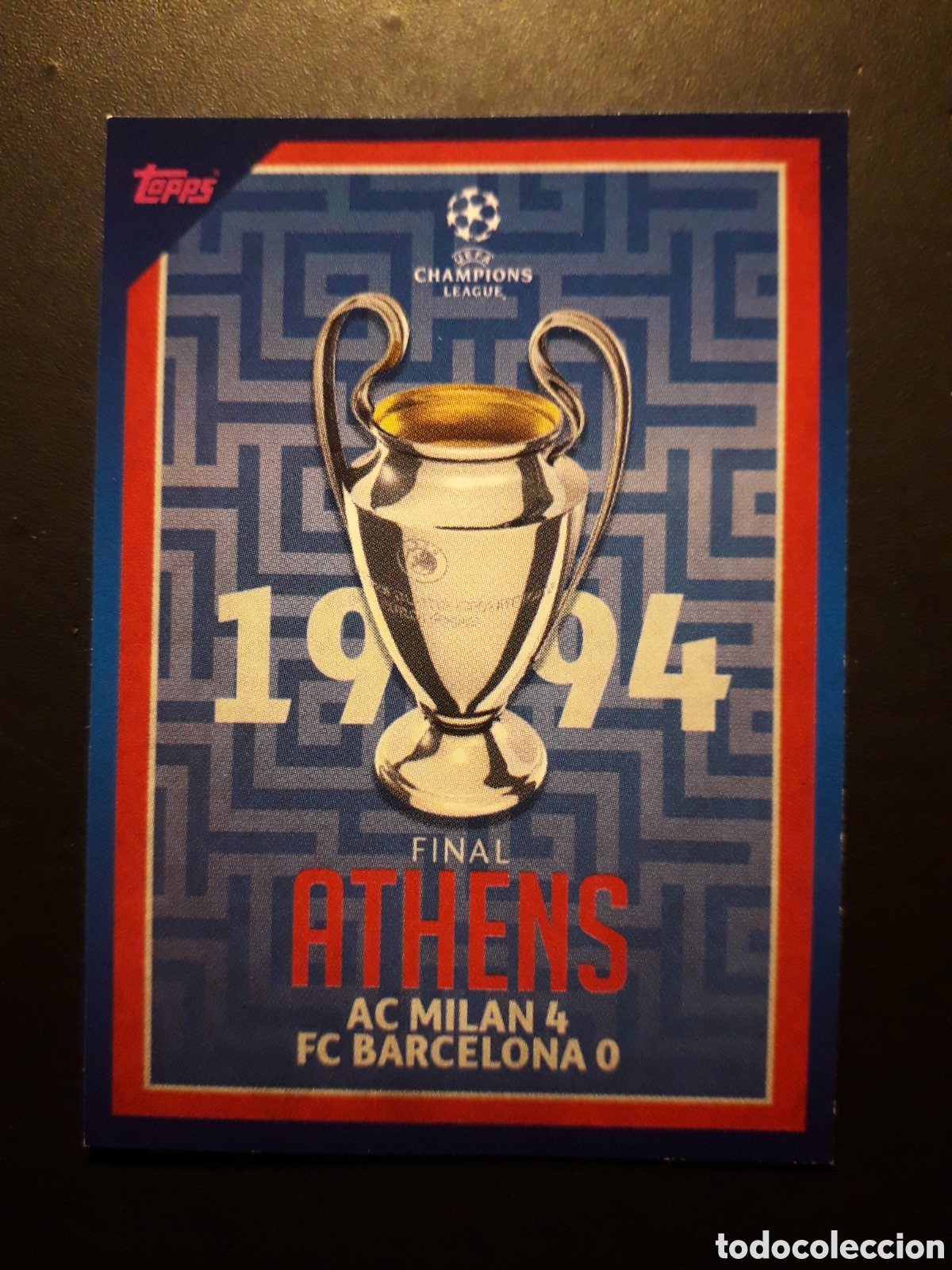 Football Stickers: FINAL ATENAS 1994 N&deg; 6 UEFA CHAMPIONS LEAGUE SEASON TOPPS 21 22 2021 2022 PEDIDO M&Iacute;NIMO 3&euro;