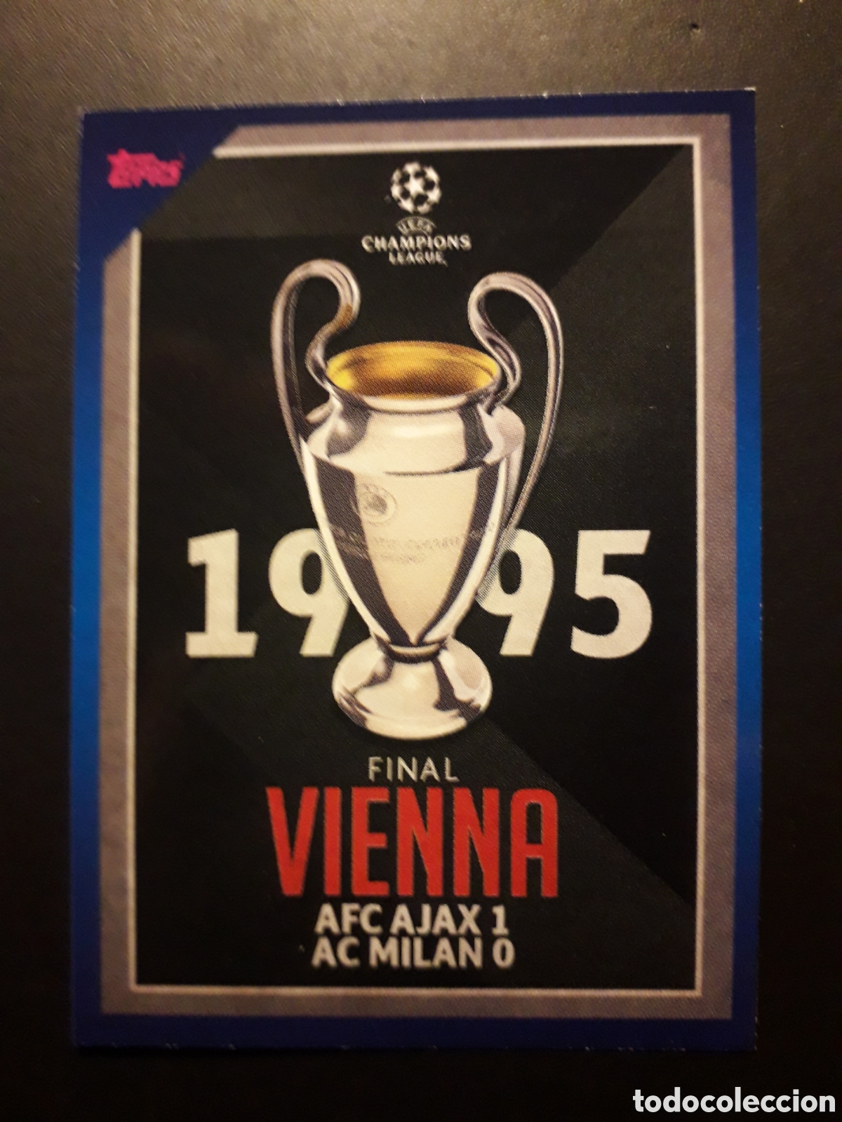Football Stickers: FINAL VIENA 1995 N&deg; 7 UEFA CHAMPIONS LEAGUE SEASON TOPPS 21 22 2021 2022 PEDIDO M&Iacute;NIMO 3&euro;.