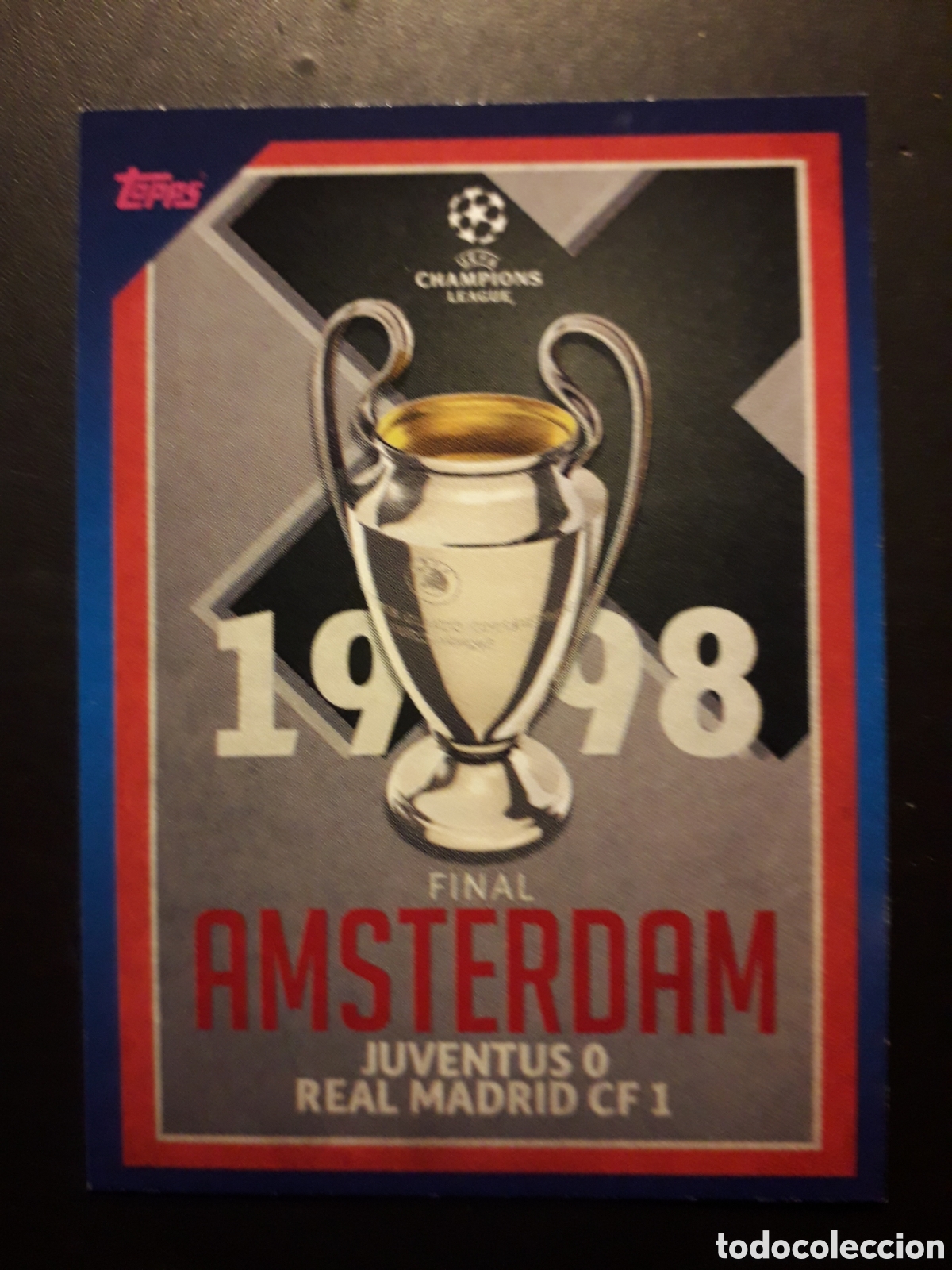 Football Stickers: FINAL AMSTERDAM 1998 N&deg; 10 UEFA CHAMPIONS LEAGUE SEASON TOPPS 21 22 2021 2022 PEDIDO M&Iacute;NIMO 3&euro;