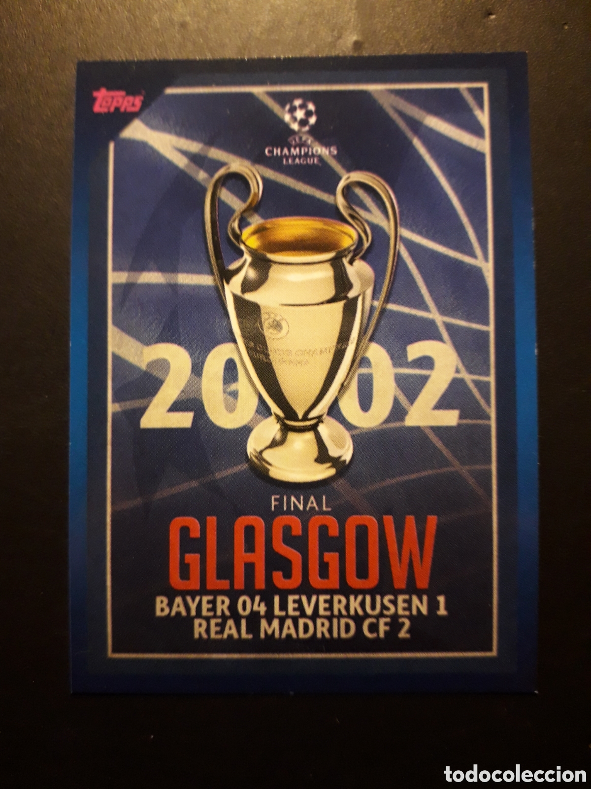 Football Stickers: FINAL PAR&Iacute;S 2002 N&deg; 14 UEFA CHAMPIONS LEAGUE SEASON TOPPS 21 22 2021 2022 PEDIDO M&Iacute;NIMO 3&euro;