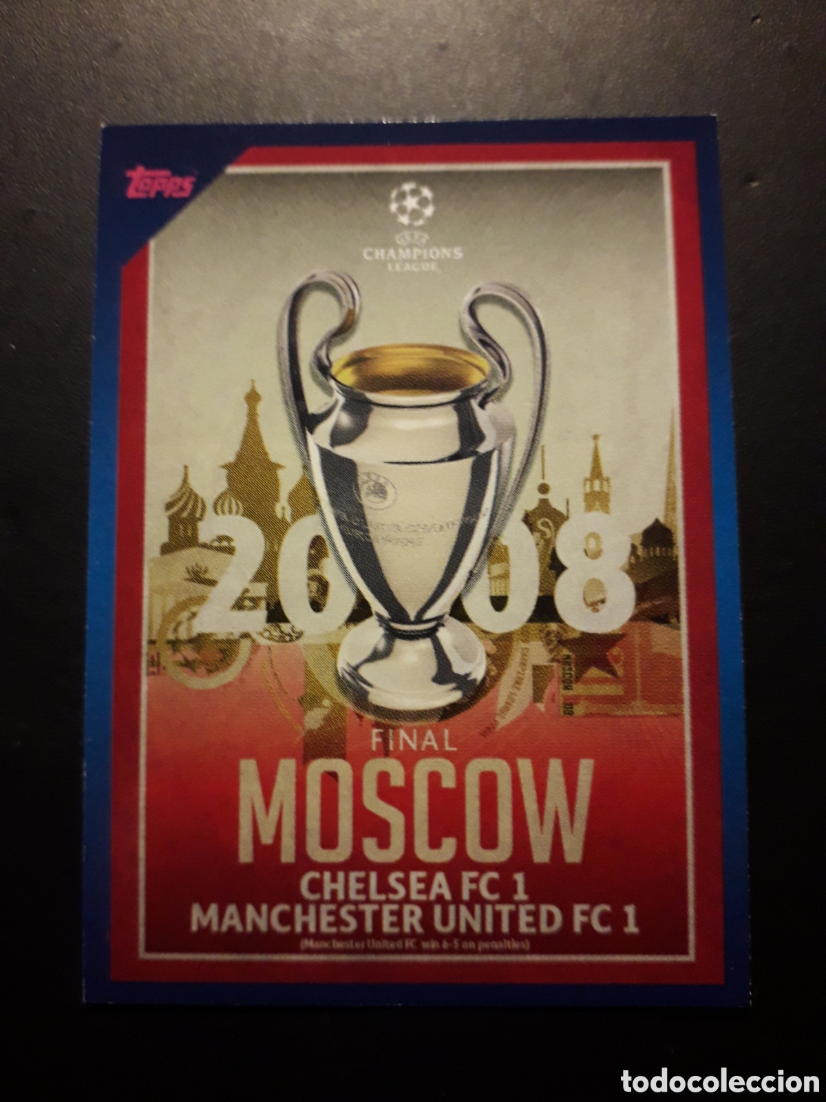 Football Stickers: FINAL MOSC&Uacute; 2008 N&deg; 20 UEFA CHAMPIONS LEAGUE SEASON TOPPS 21 22 2021 2022 PEDIDO M&Iacute;NIMO 3&euro;