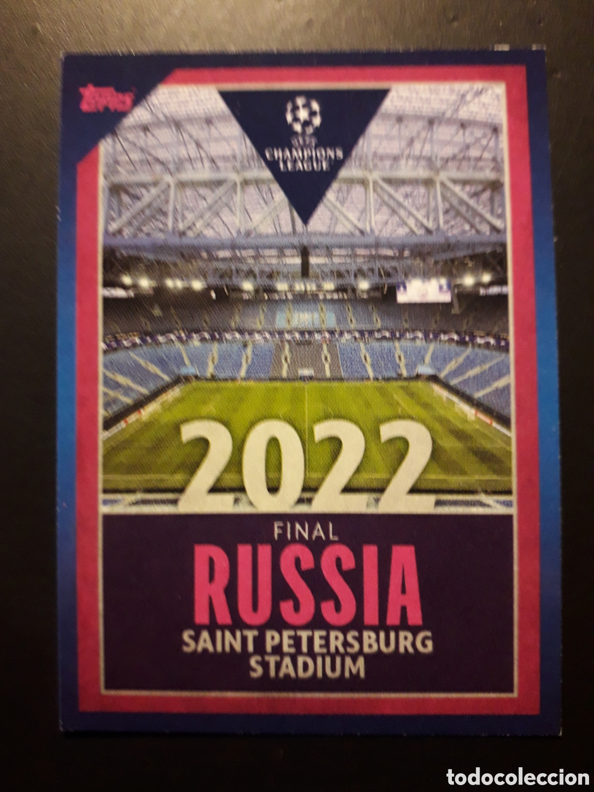 Football Stickers: FINAL RUSIA 2022 N&deg; 34 UEFA CHAMPIONS LEAGUE SEASON TOPPS 21 22 2021 2022 PEDIDO M&Iacute;NIMO 3&euro;
