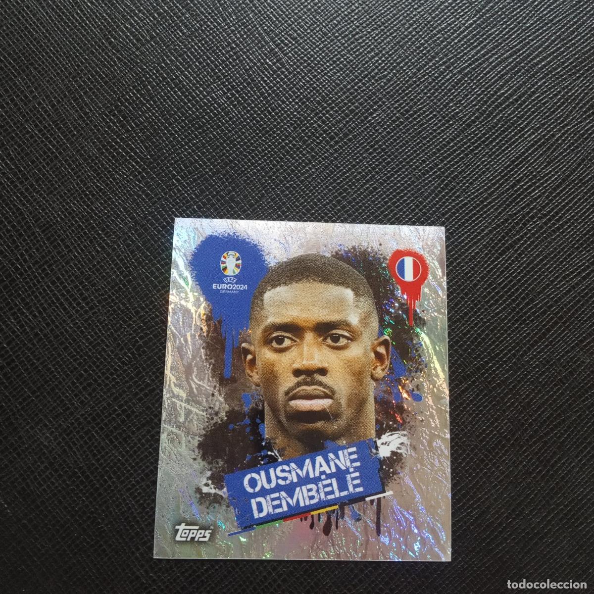 Figurine di Calcio: 3 DEMBELE FRANCIA TOPPS EUROCOPA ALEMANIA CROMO FUTBOL 2024 EURO 24 - SIN PEGAR - A83 PG29