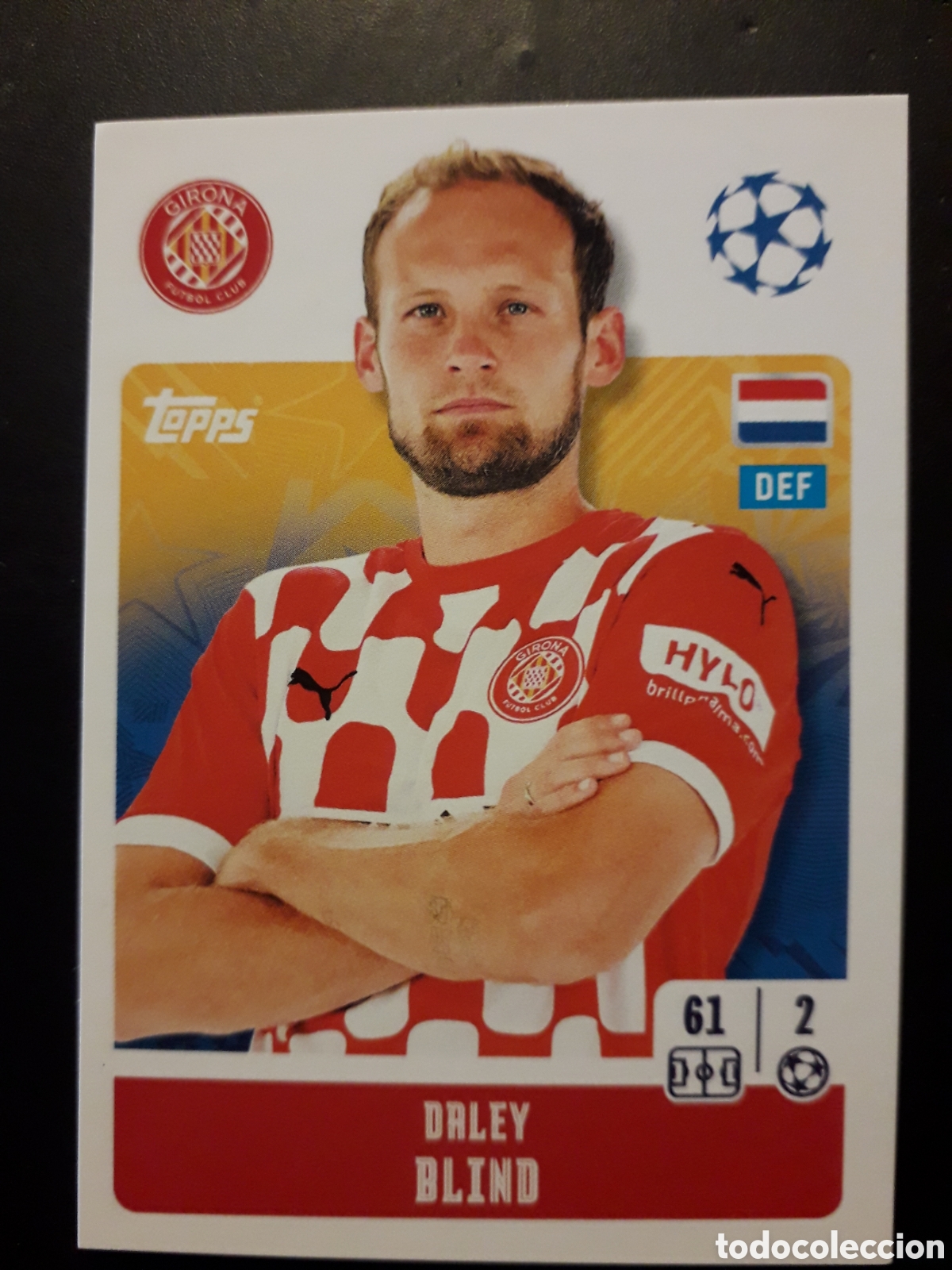 Football Stickers: BLIND GIRONA N&deg; 225 UEFA CHAMPIONS LEAGUE SEASON TOPPS 24 25 2024 2025 PEDIDO M&Iacute;NIMO 3&euro;