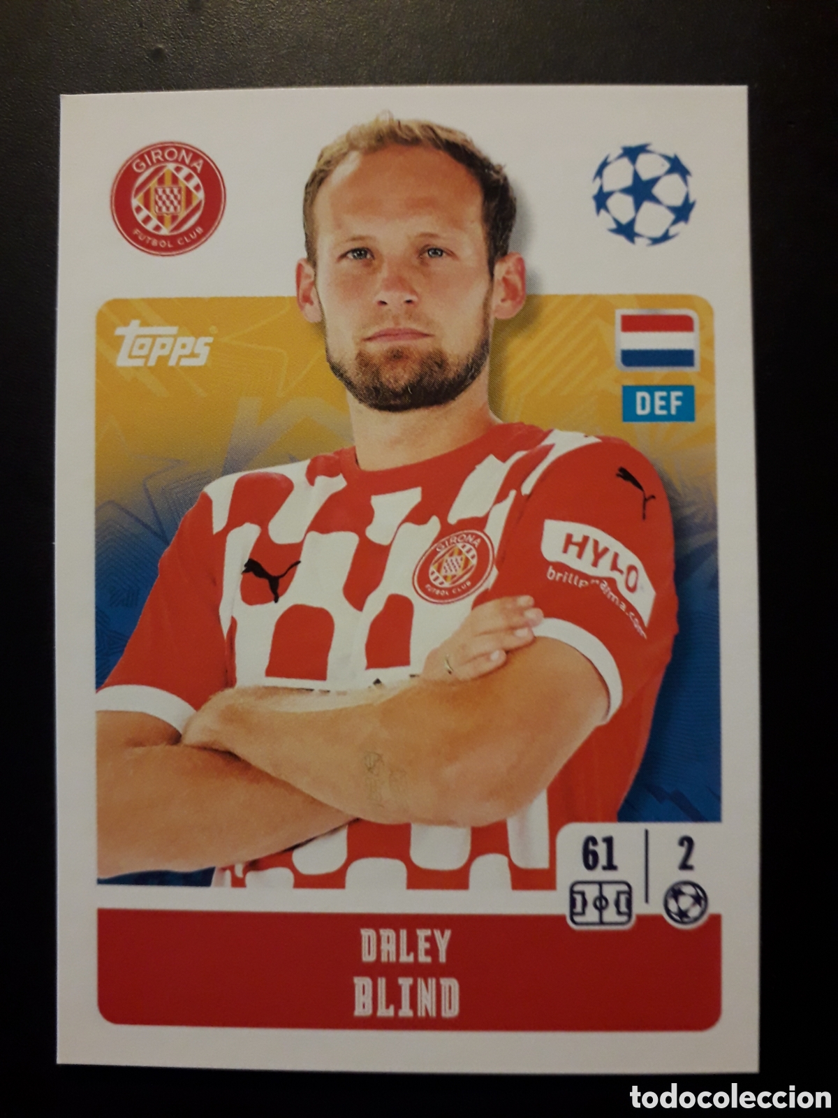 Football Stickers: BLIND GIRONA N&deg; 225 UEFA CHAMPIONS LEAGUE SEASON TOPPS 24 25 2024 2025 PEDIDO M&Iacute;NIMO 3&euro;