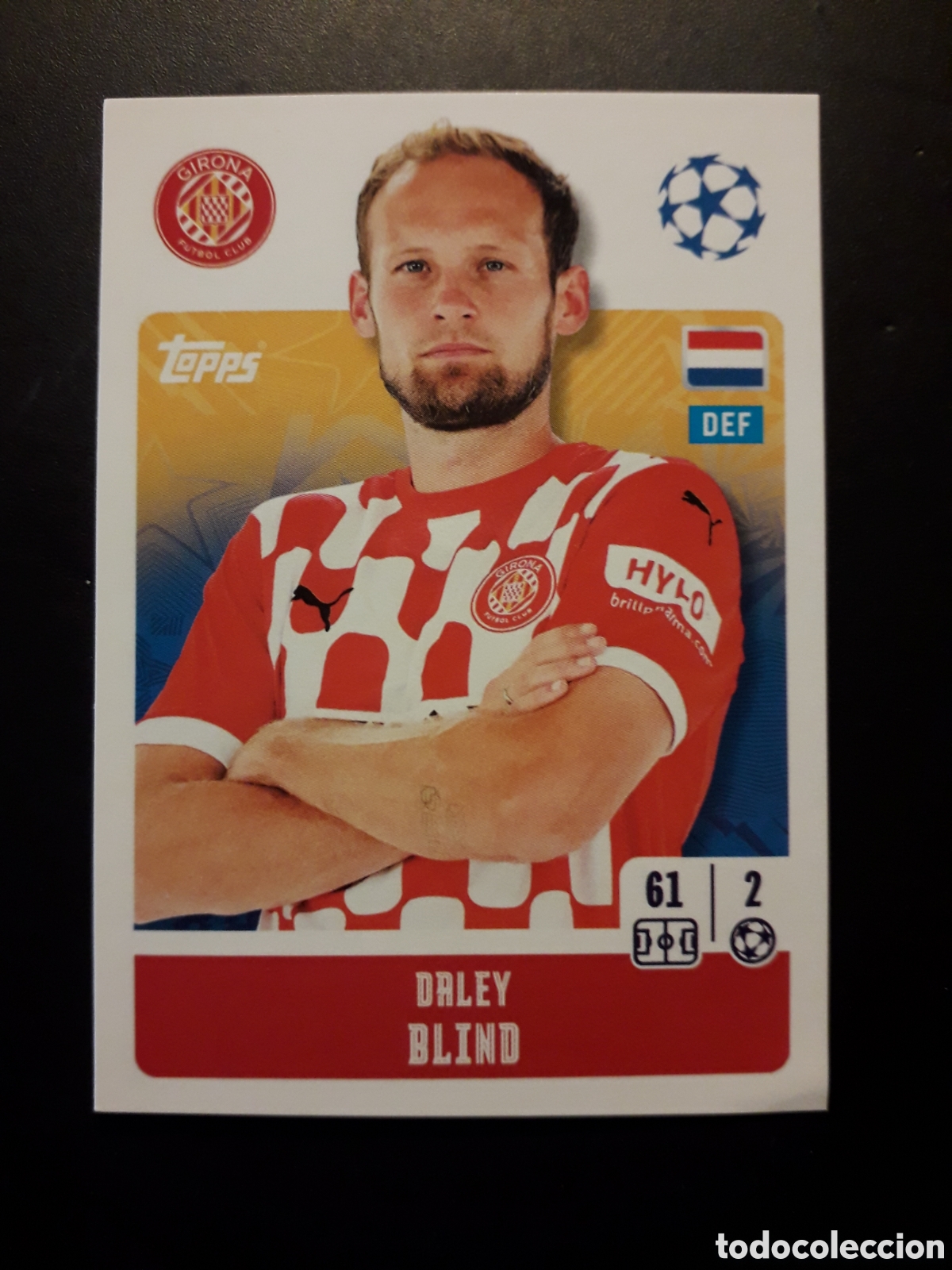 Football Stickers: BLIND GIRONA N&deg; 225 UEFA CHAMPIONS LEAGUE SEASON TOPPS 24 25 2024 2025 PEDIDO M&Iacute;NIMO 3&euro;