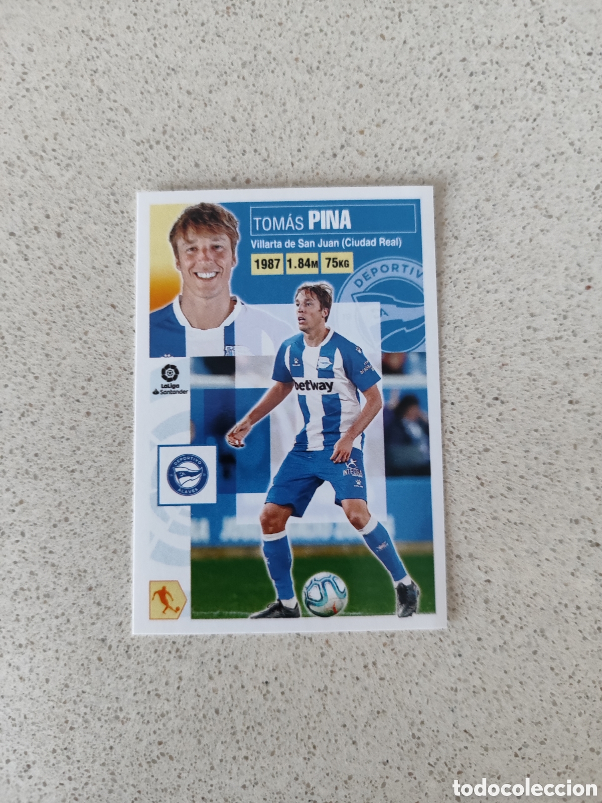 Football Stickers: CROMO PINA ALAVES N&Uacute;MERO 14. LIGA ESTE 20/21