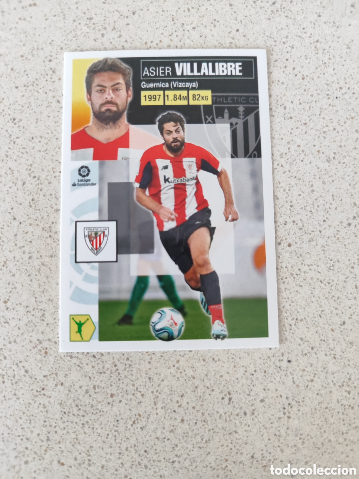 Football Stickers: CROMO VILLALIBRE ATHLETIC CLUB DE BILBAO N&Uacute;MERO 18. LIGA ESTE 20/21